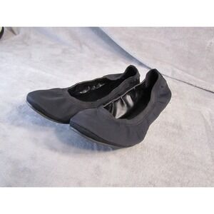 Bandolino Edition 2 Womens Black Fabric Ballet Flats Shoes Size 10.5 M NEW